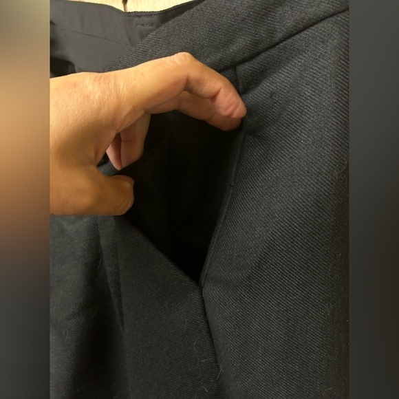 Anine Being Black Pleated Front Trousers Wide Leg - Picture 6 of 7